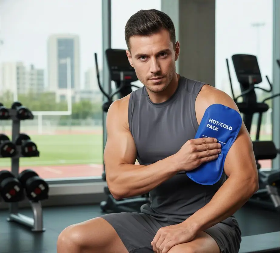 Reusable hot and cold gel packs for pharmacy and sports